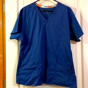Vera Bradley - XL - Navy Scrub Top